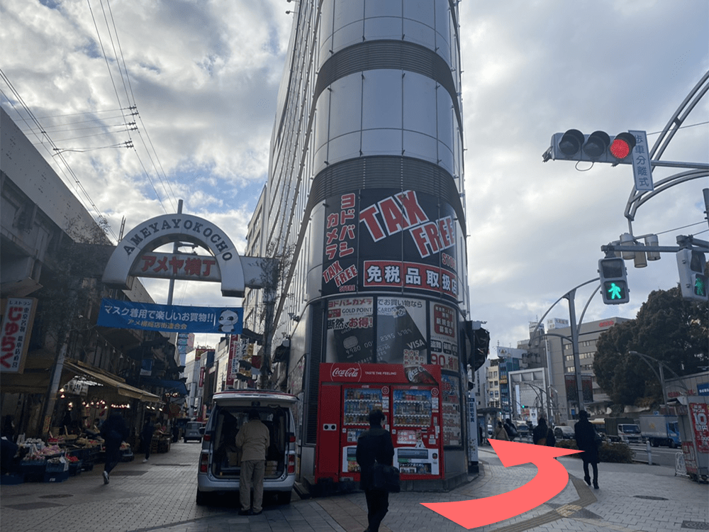 上野駅から道順3